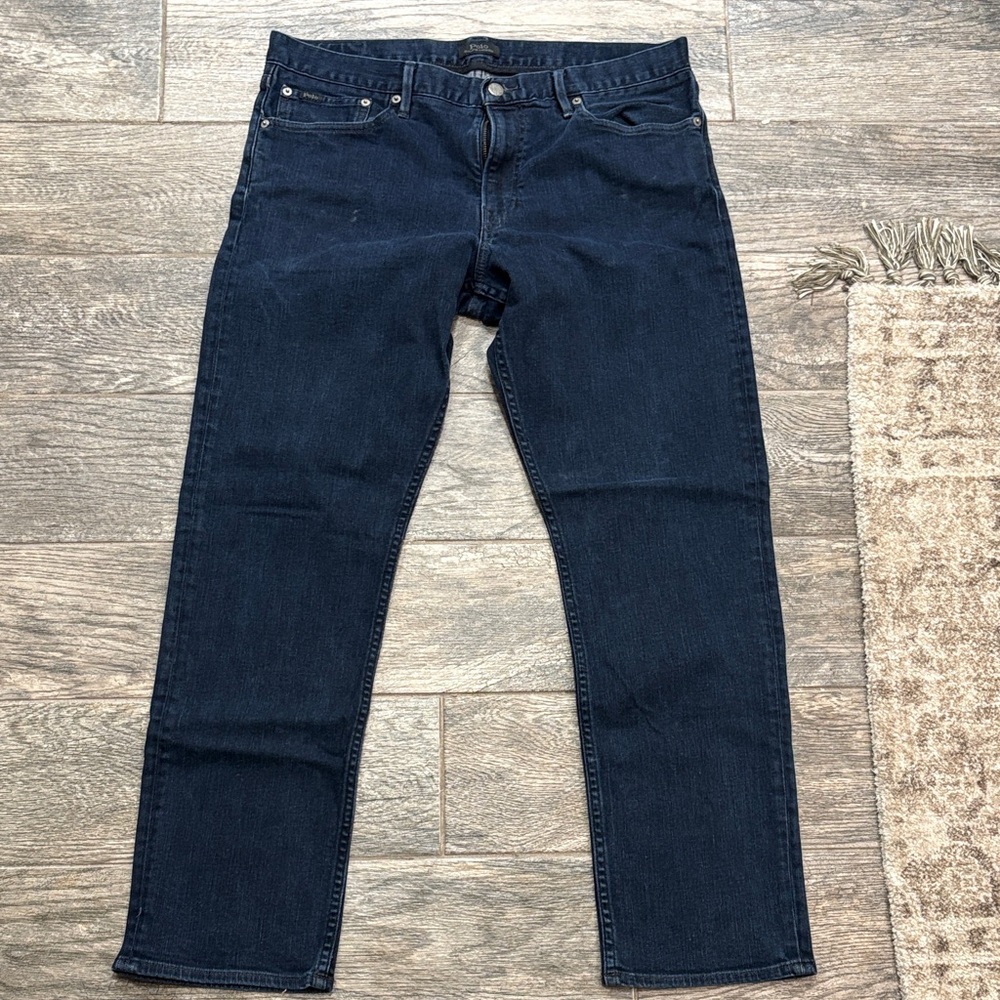Polo Ralph Lauren Dark Blue Slim Straight Jeans Size W35 x L32